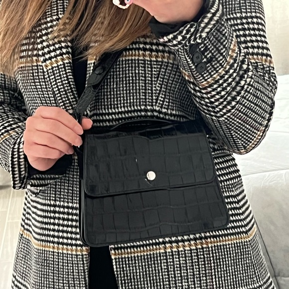 Mini Eloise Croc Embossed Leather Purse - Picture 7 of 7